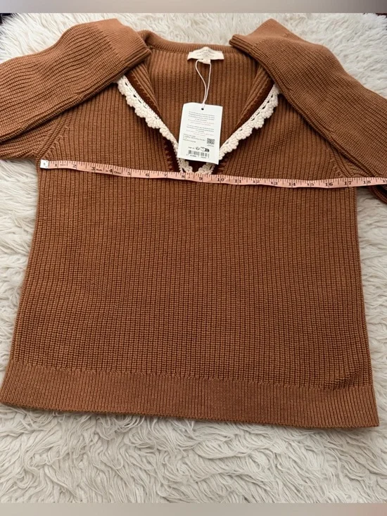 Sezane Ivane Sweater - Camel - Picture 6 of 8